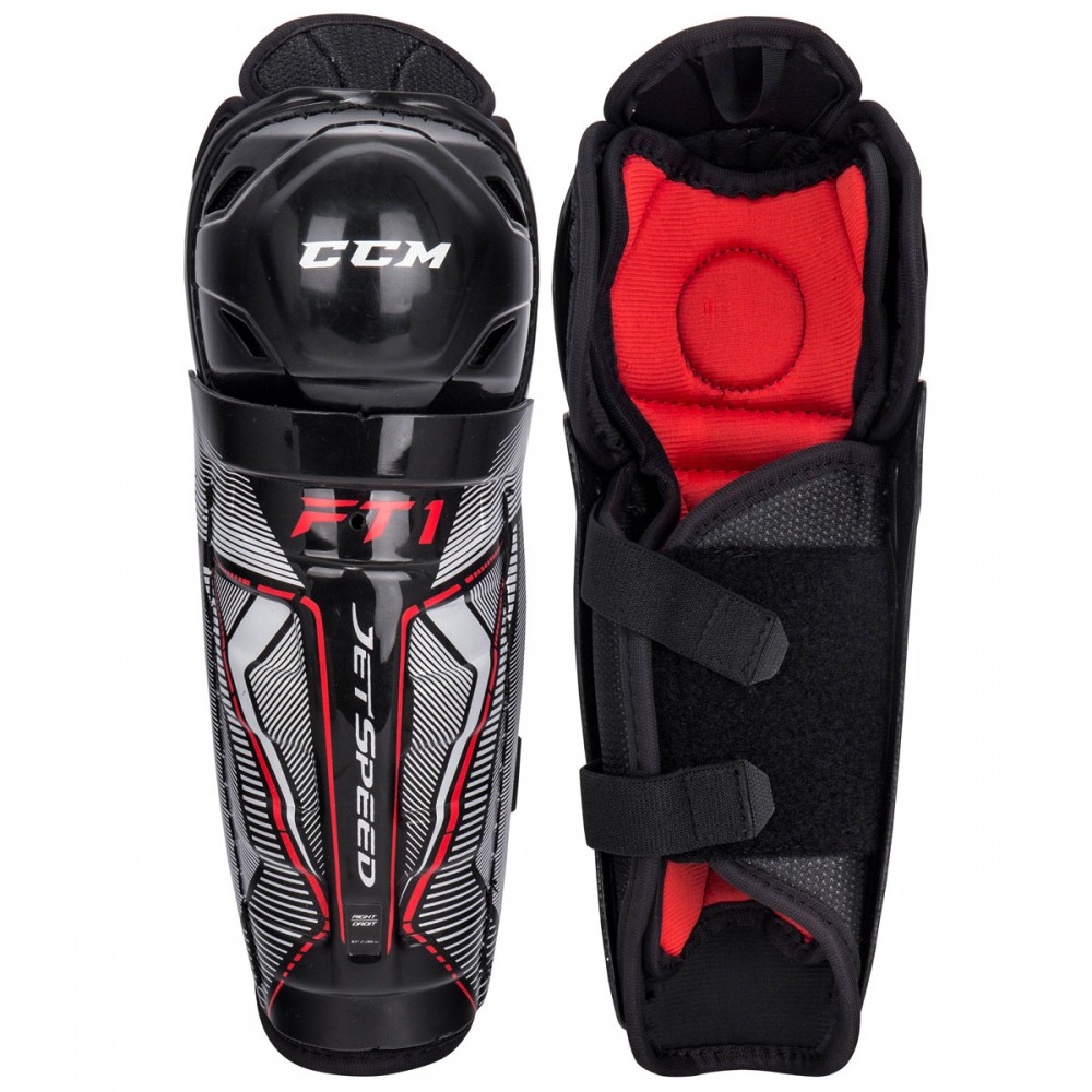 Хоккейные щитки CCM JetSpeed FT1 YTH Хоккейные щитки CCM JetSpeed FT1 YTH
