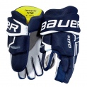 Перчатки хоккейные BAUER Supreme S170 S17 YTH тёмно-синего цвета