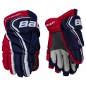 Перчатки хоккейные BAUER Vapor X900 Lite S18 SR цвет тёмно-синий/красный/белый