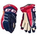 Перчатки хоккейные CCM JetSpeed FT1 SR цвет тёмно-синий/красный/белый