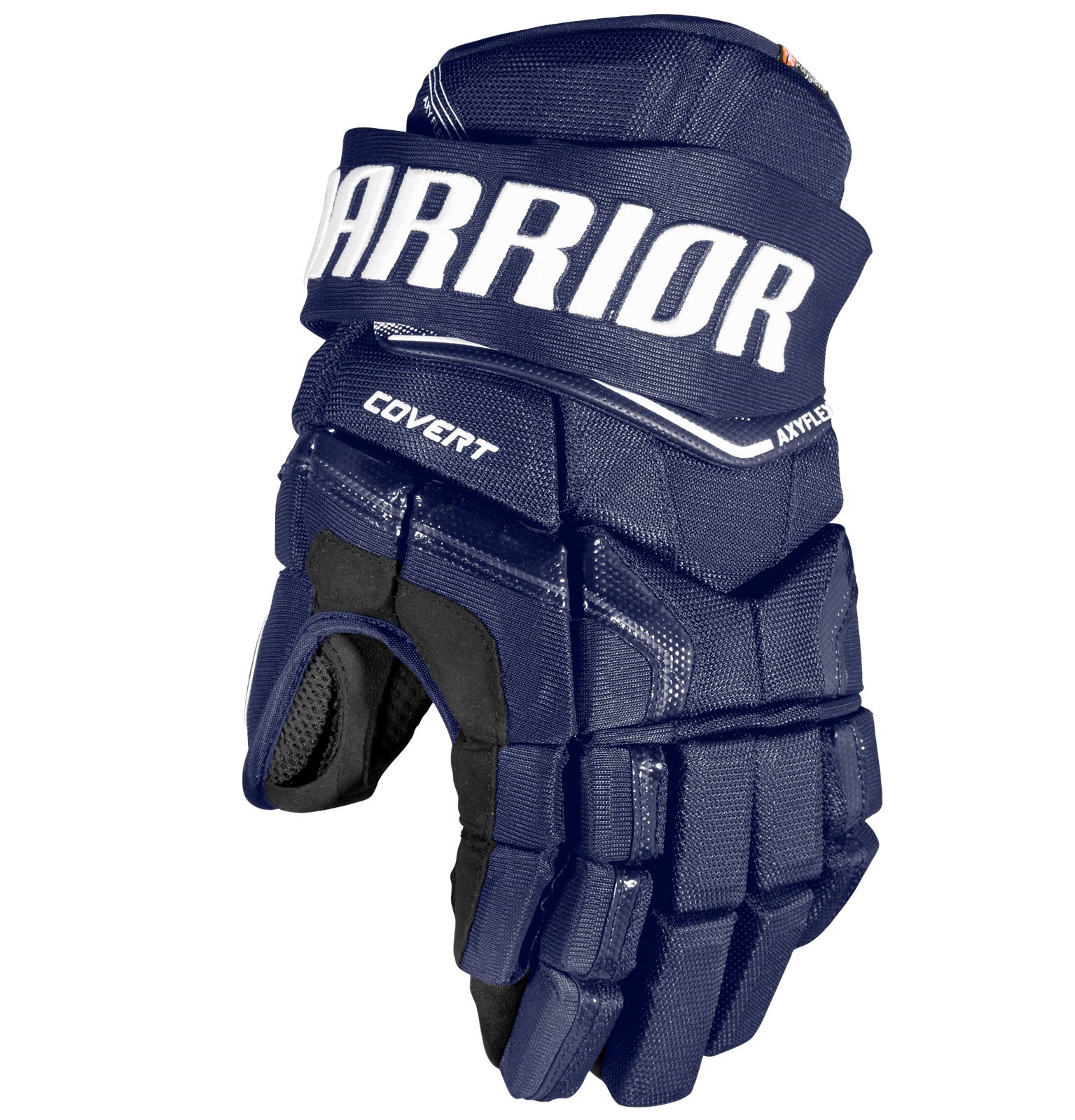 Перчатки хоккейные WARRIOR Covert QRE SR тёмно-синего цвета Перчатки хоккейные WARRIOR Covert QRE SR тёмно-синего цвета