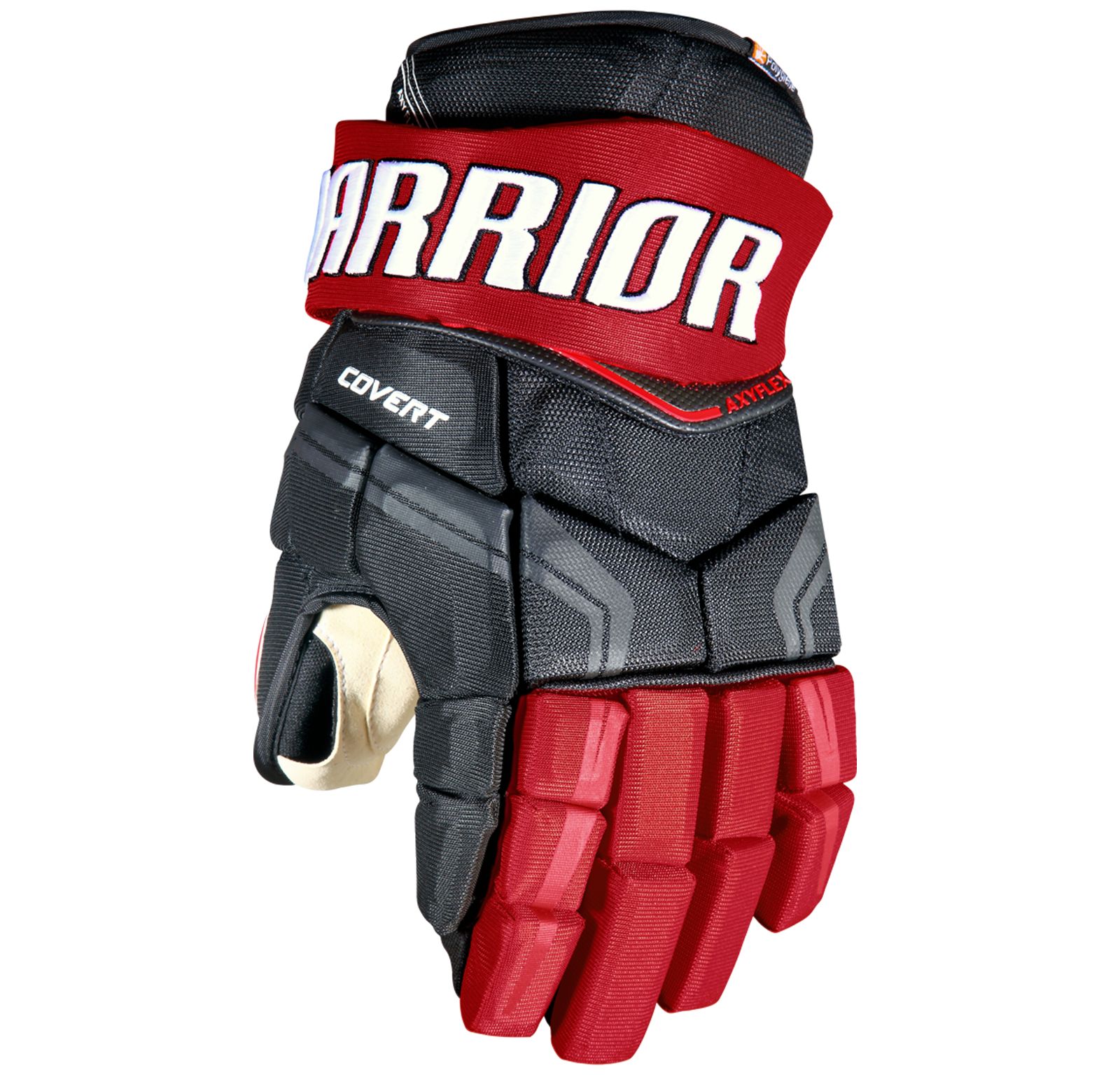 Перчатки хоккейные WARRIOR Covert QRE Pro SR чёрно-красного цвета Перчатки хоккейные WARRIOR Covert QRE Pro SR чёрно-красного цвета