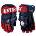 Перчатки хоккейные WARRIOR Covert QRE4 JR цвет тёмно-синий/красный
