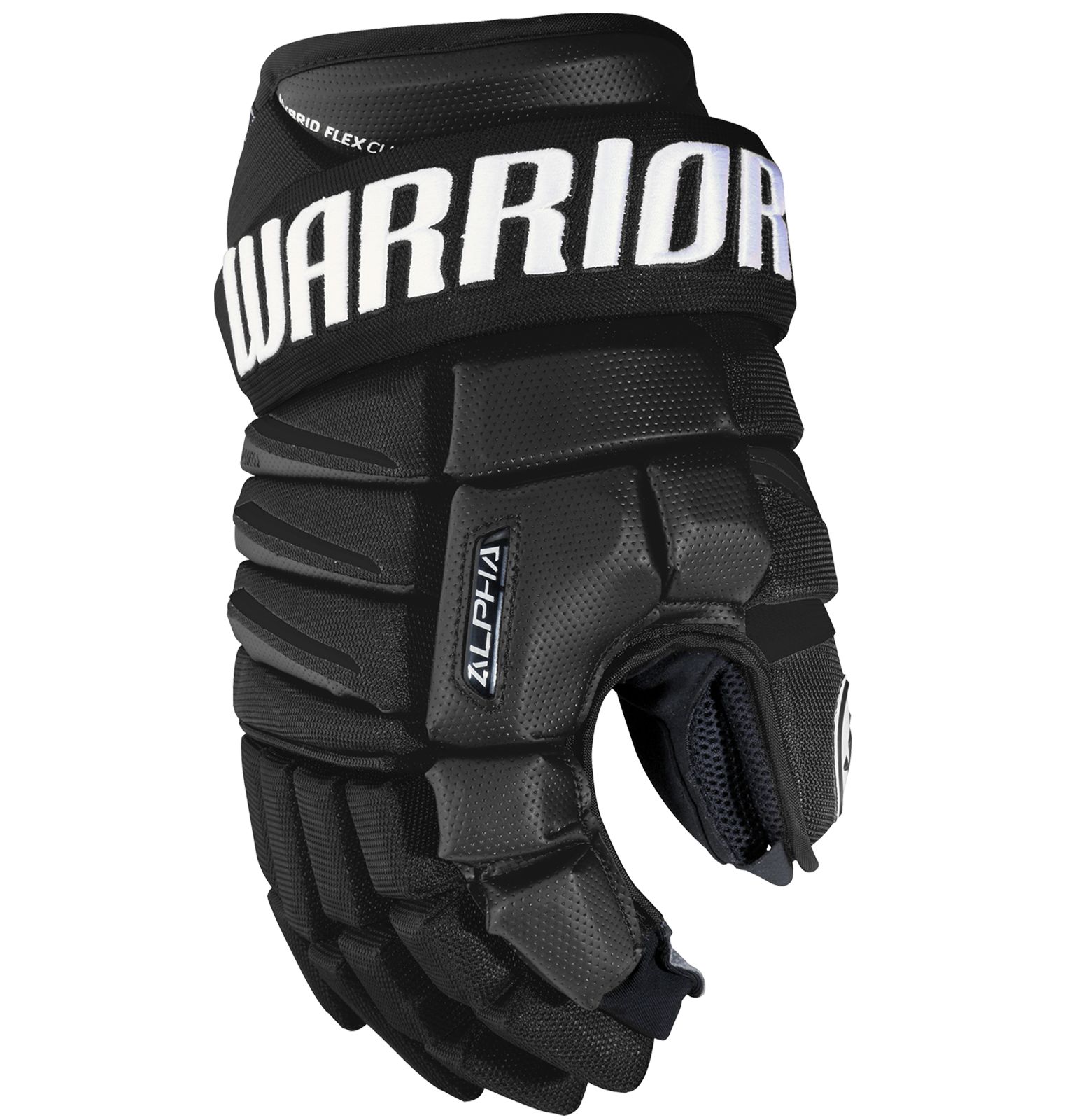 Перчатки хоккейные WARRIOR Alpha QX SR чёрного цвета Перчатки хоккейные WARRIOR Alpha QX SR чёрного цвета