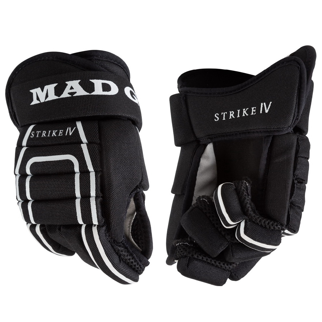 Перчатки хоккейные MAD GUY Strike IV JR Перчатки хоккейные MAD GUY Strike IV JR