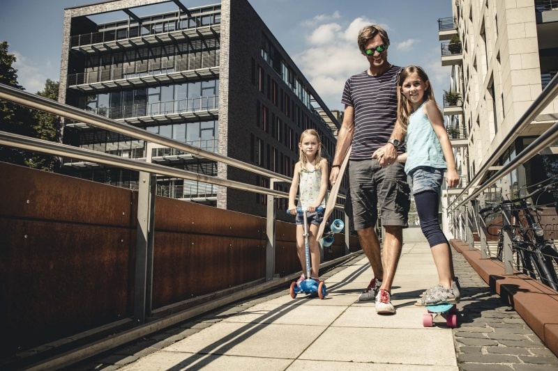 Фото трехколесного детского самоката HUDORA Flitzkids 2.0 Фото трехколесного детского самоката HUDORA Flitzkids 2.0