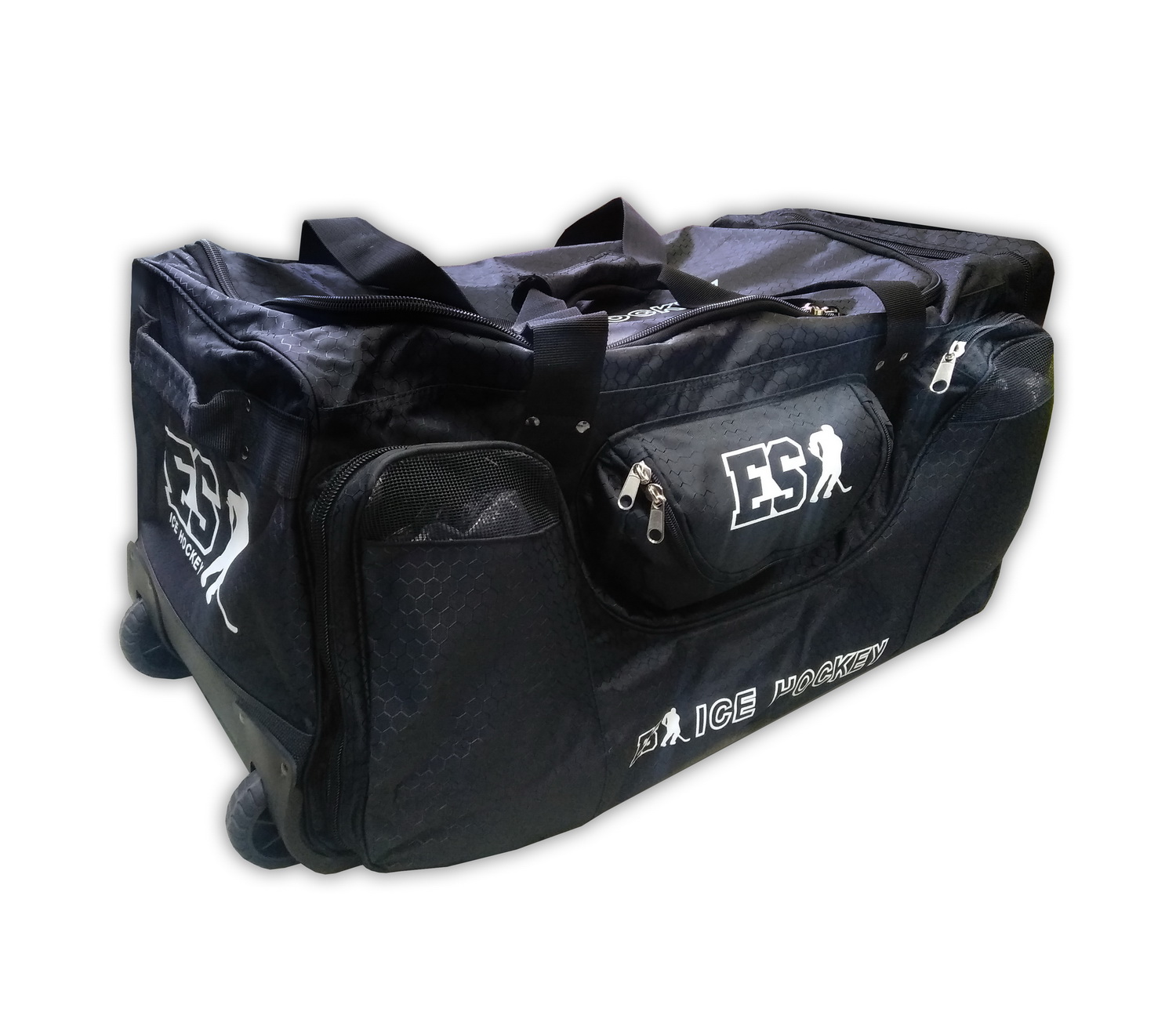 Сумка хоккейная на колёсах ES Q6 Wheel Bag JR 36’’ чёрного цвета Сумка хоккейная на колёсах ES Q6 Wheel Bag JR 36’’ чёрного цвета