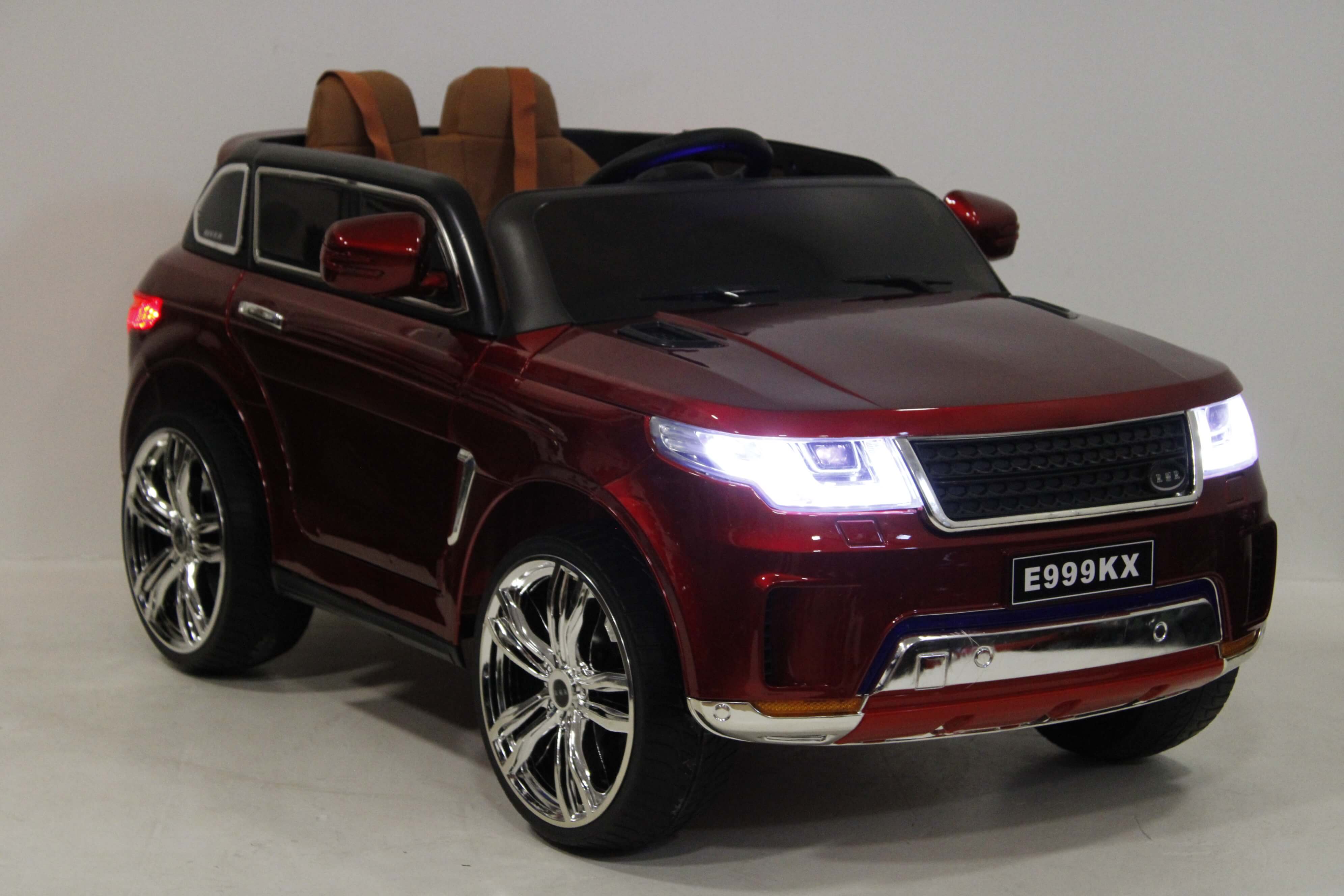Детский электромобиль RiverToys Range Rover Sport вишневый глянец Детский электромобиль RiverToys Range Rover Sport вишневый глянец