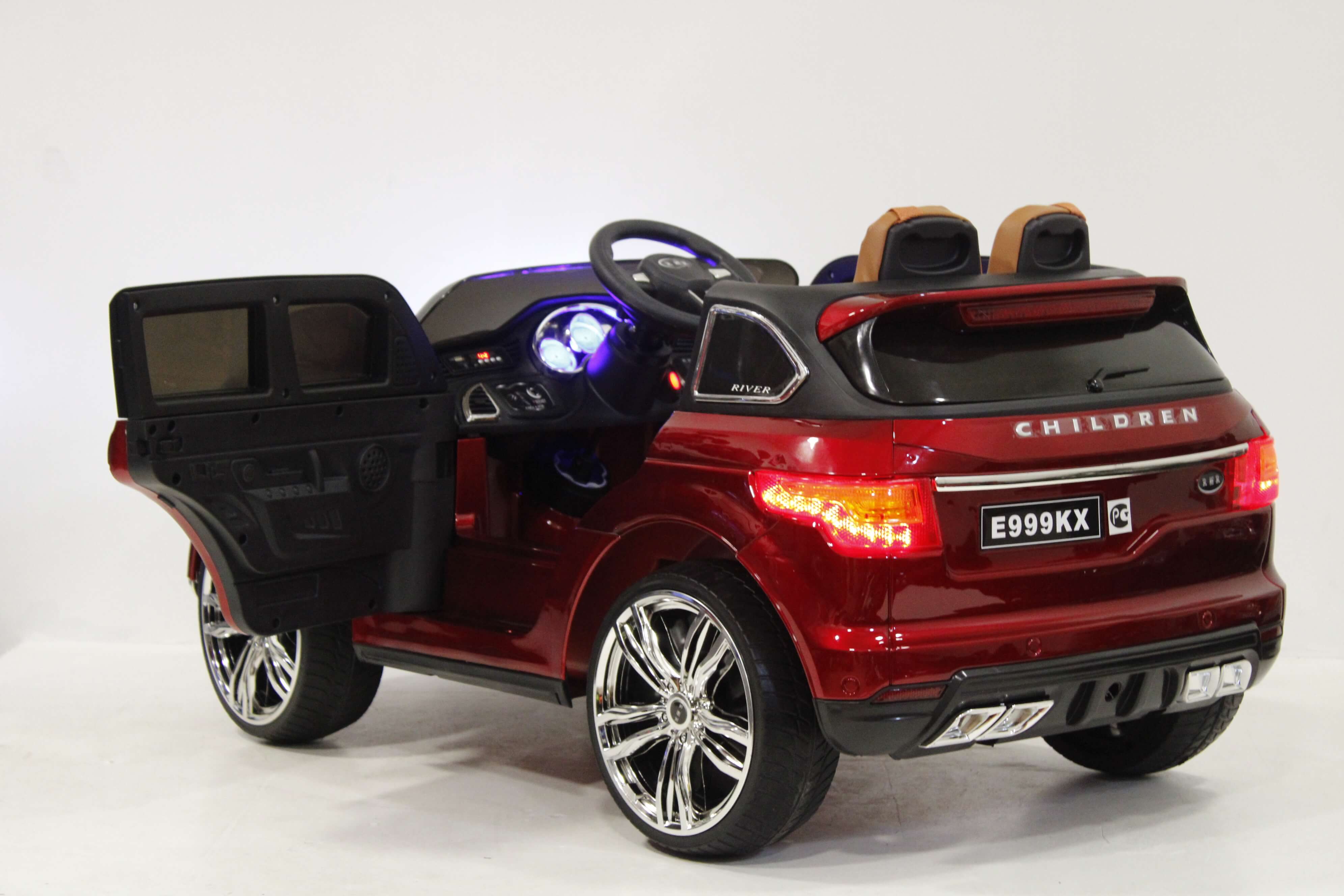 Детский электромобиль RiverToys Range Rover Sport вишневый глянец Детский электромобиль RiverToys Range Rover Sport вишневый глянец
