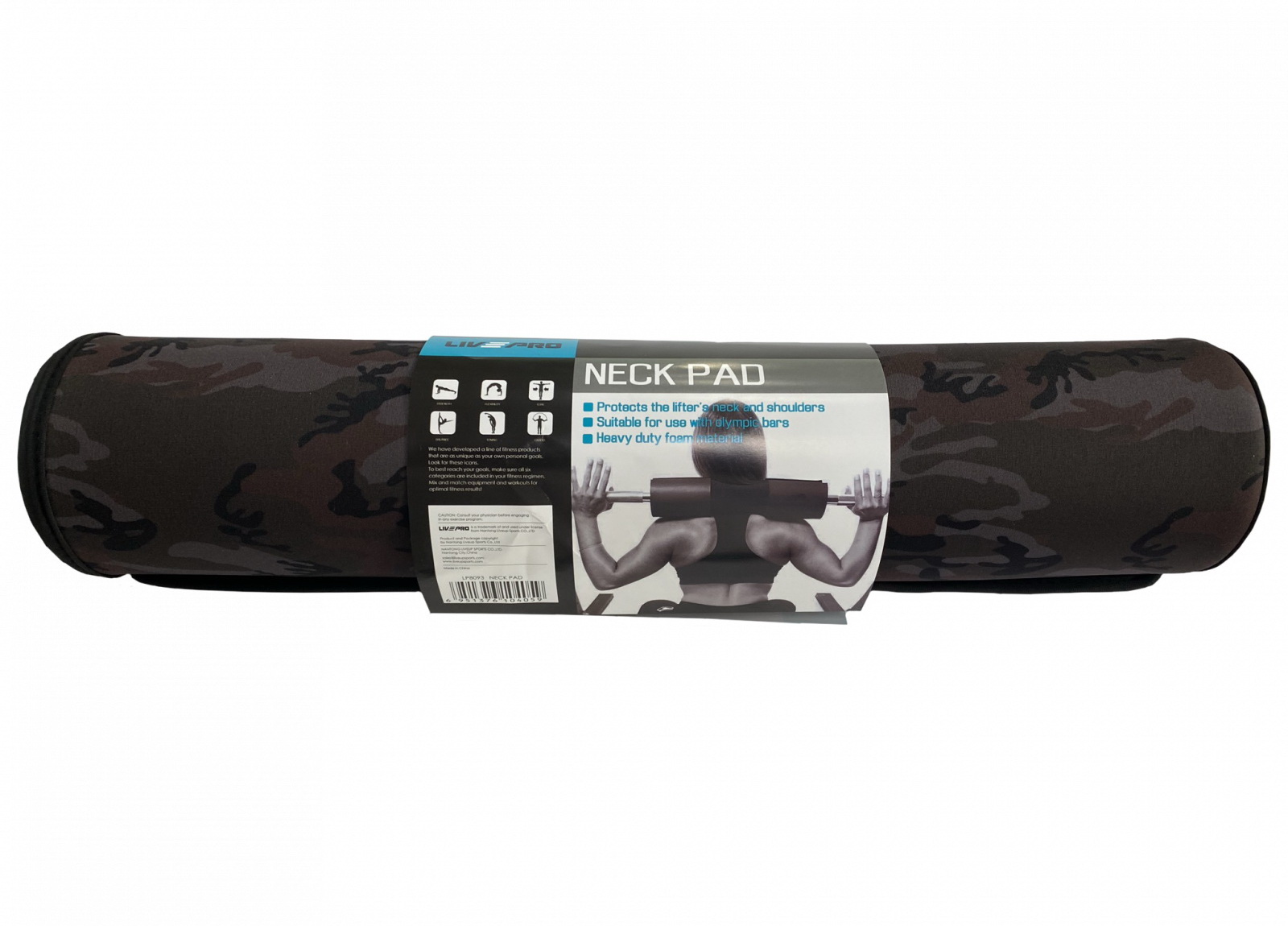 Мягкая накладка на гриф LivePro Squat Cushion LP8093 Мягкая накладка на гриф LivePro Squat Cushion LP8093