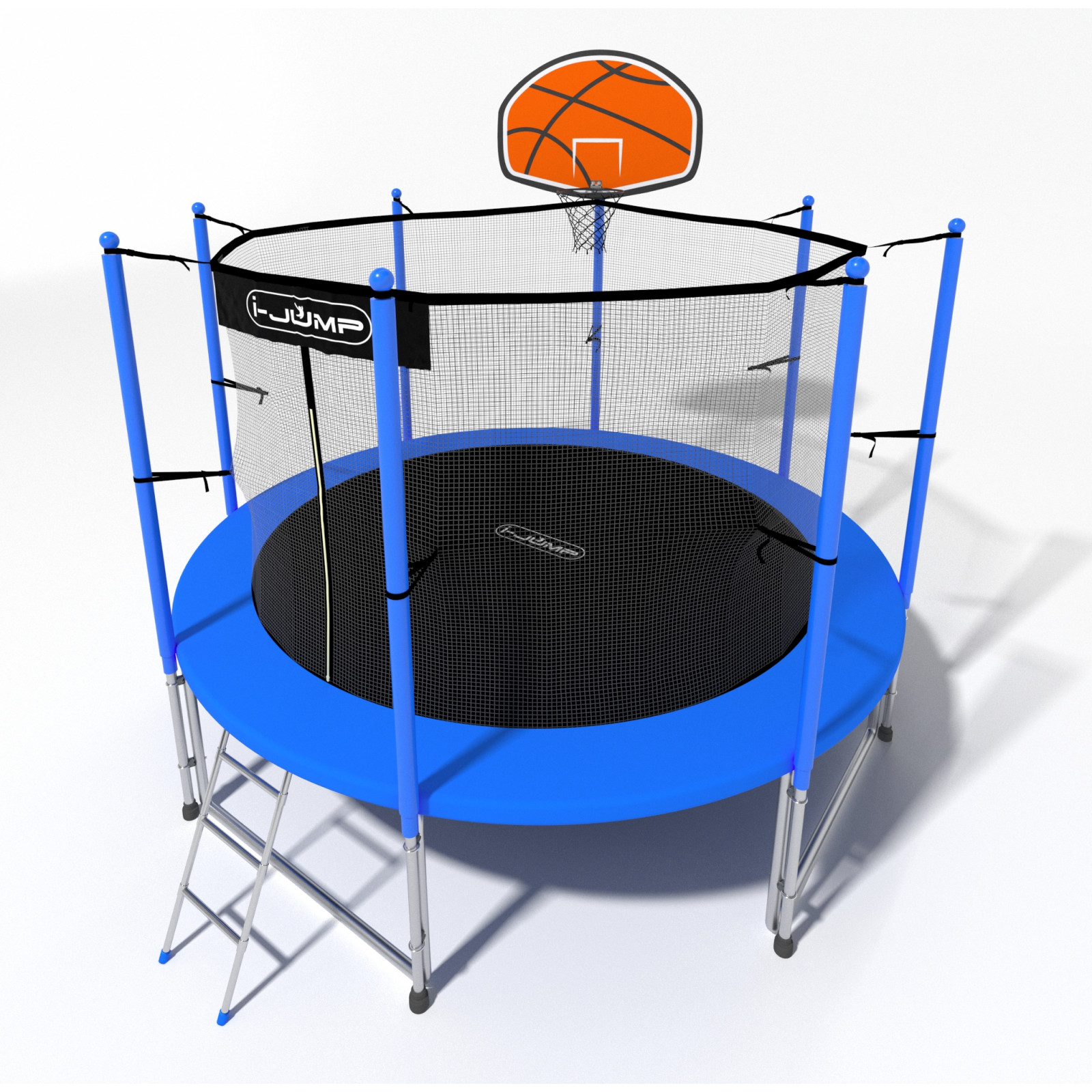Батут i-JUMP Classic Basket 6ft 1,83 метра с лестницей Батут i-JUMP Classic Basket 6ft 1,83 метра с лестницей