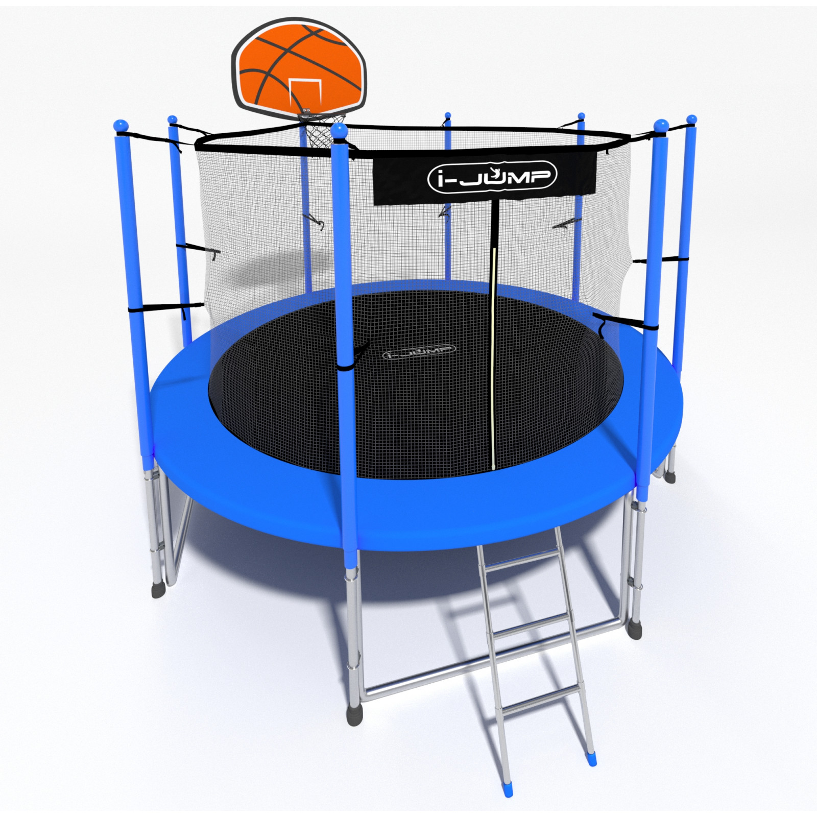 Батут i-JUMP Classic Basket 6ft 1,83 метра с лестницей Батут i-JUMP Classic Basket 6ft 1,83 метра с лестницей