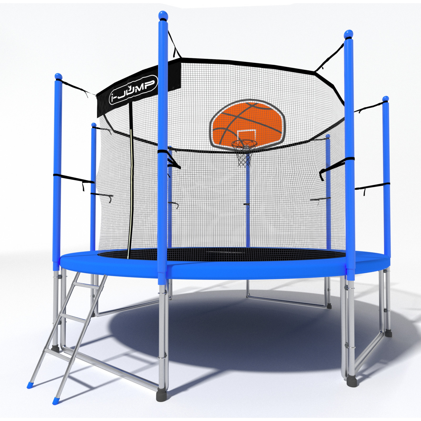 Батут i-JUMP Classic Basket 6ft 1,83 метра с лестницей Батут i-JUMP Classic Basket 6ft 1,83 метра с лестницей
