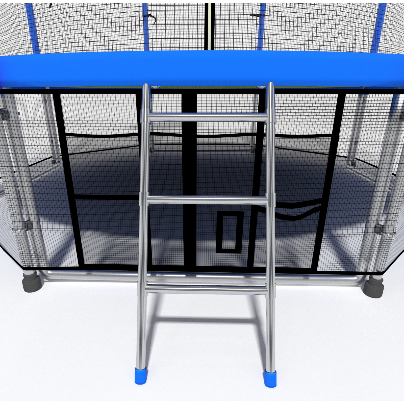 Батут i-JUMP Classic Basket 10ft 3,05 метра с нижней сетью и лестницей Батут i-JUMP Classic Basket 10ft 3,05 метра с нижней сетью и лестницей