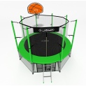 Батут i-JUMP Classic Basket 16ft 4,88 метра с нижней сетью и лестницей