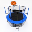Батут i-JUMP Classic Basket 16ft 4,88 метра с нижней сетью и лестницей