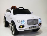 Электромобиль детский RiverToys Bentley E777KX белого цвета
