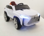 Электромобиль детский RiverToys Lexus E111KX белого цвета