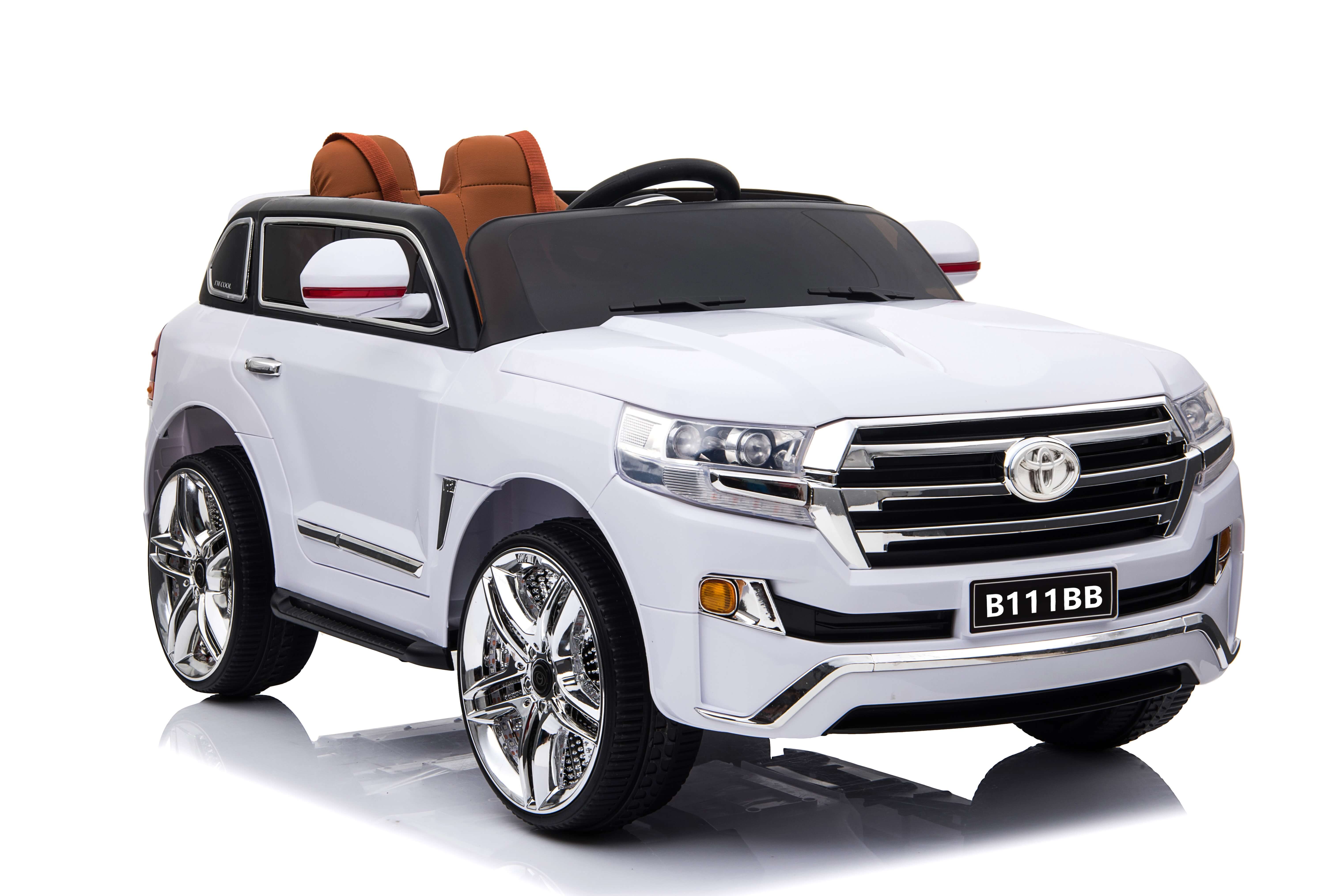 Электромобиль детский RiverToys Toyota B111BB белого цвета Электромобиль детский RiverToys Toyota B111BB белого цвета
