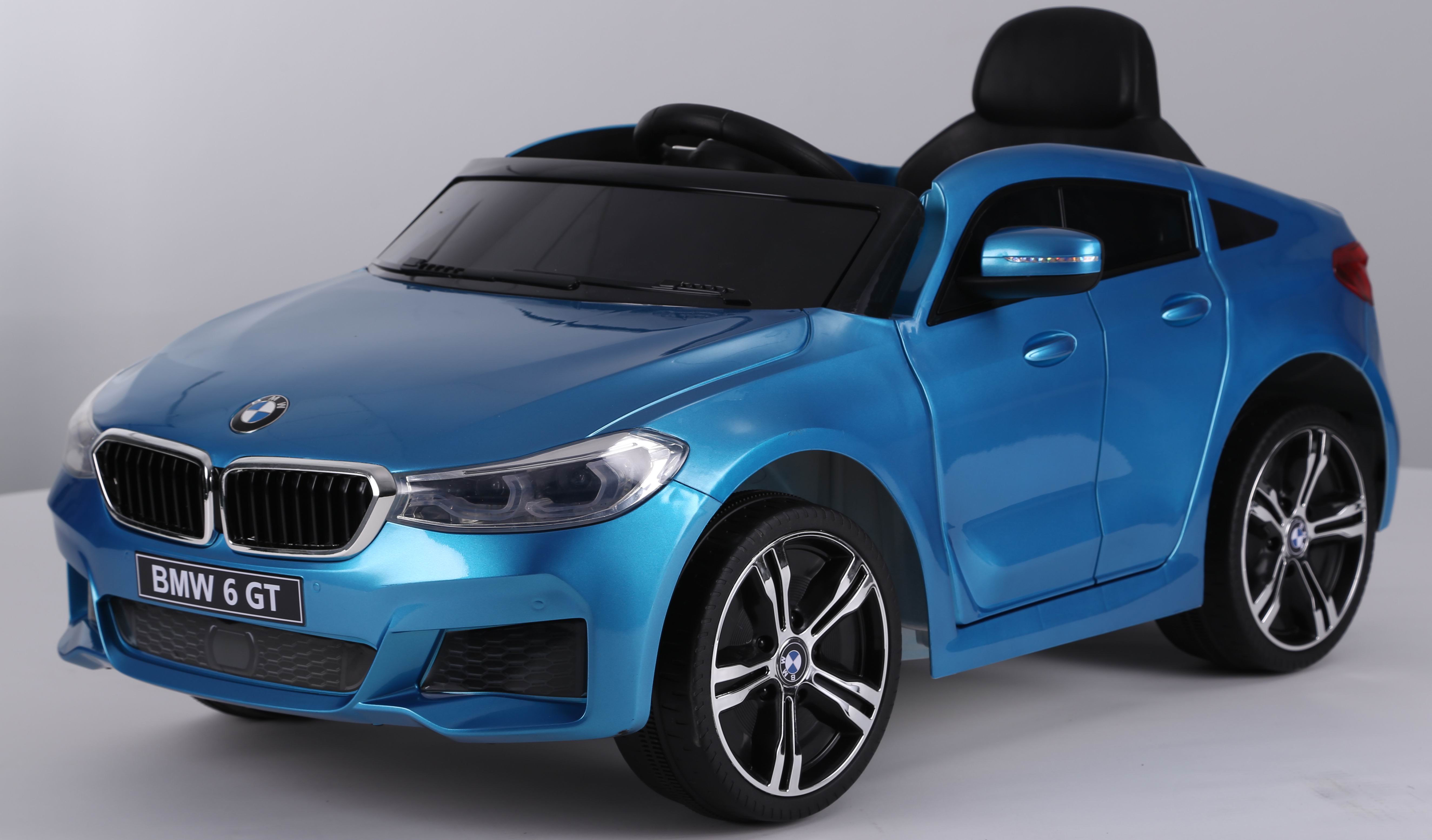 Электромобиль детский RiverToys BMW 6 GT JJ2164 глянец (лицензия) синий глянец Электромобиль детский RiverToys BMW 6 GT JJ2164 глянец (лицензия) синий глянец
