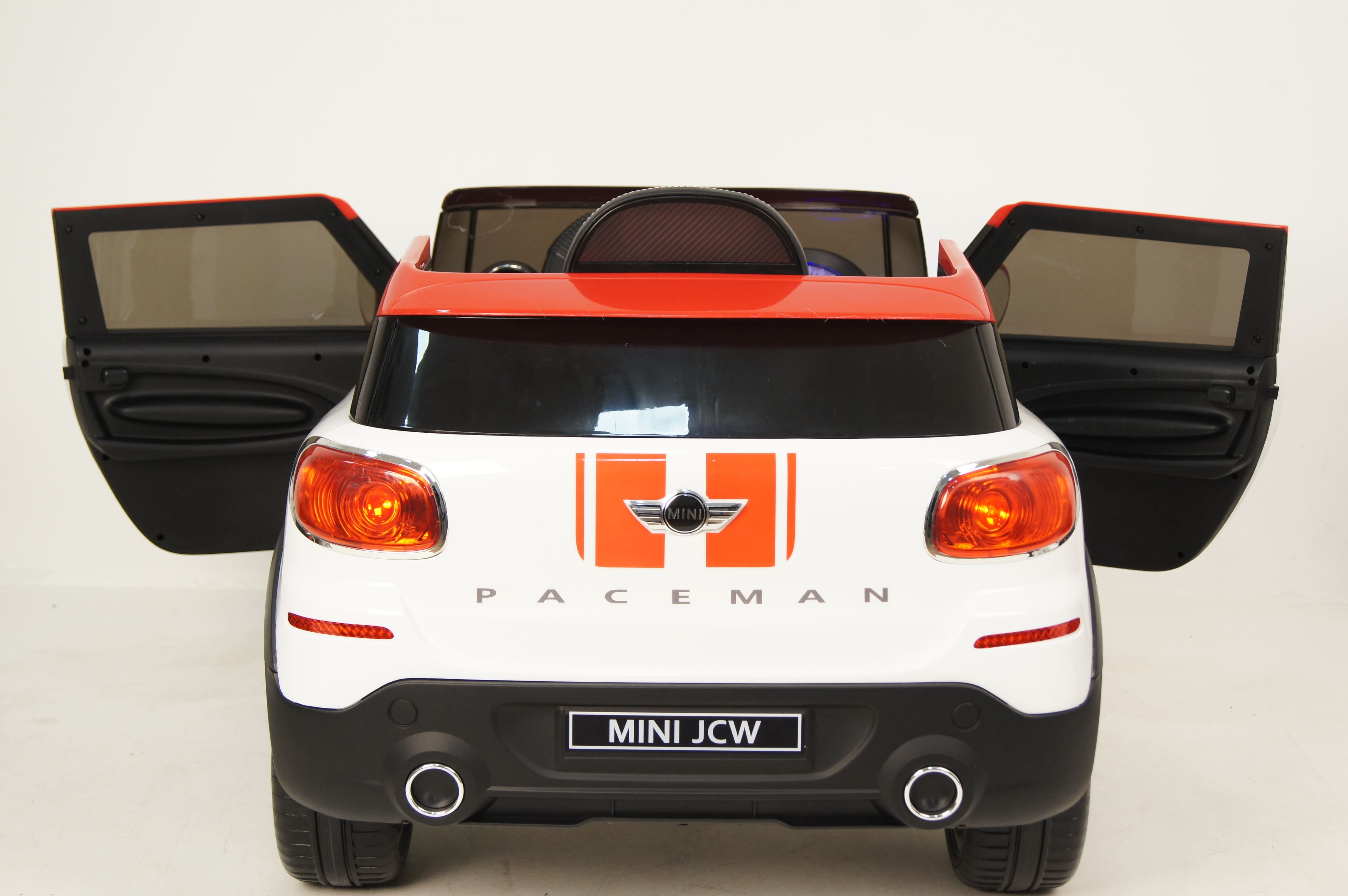Электромобиль детский RiverToys Mini Cooper JJ2258 (лицензия) белого цвета Электромобиль детский RiverToys Mini Cooper JJ2258 (лицензия) белого цвета