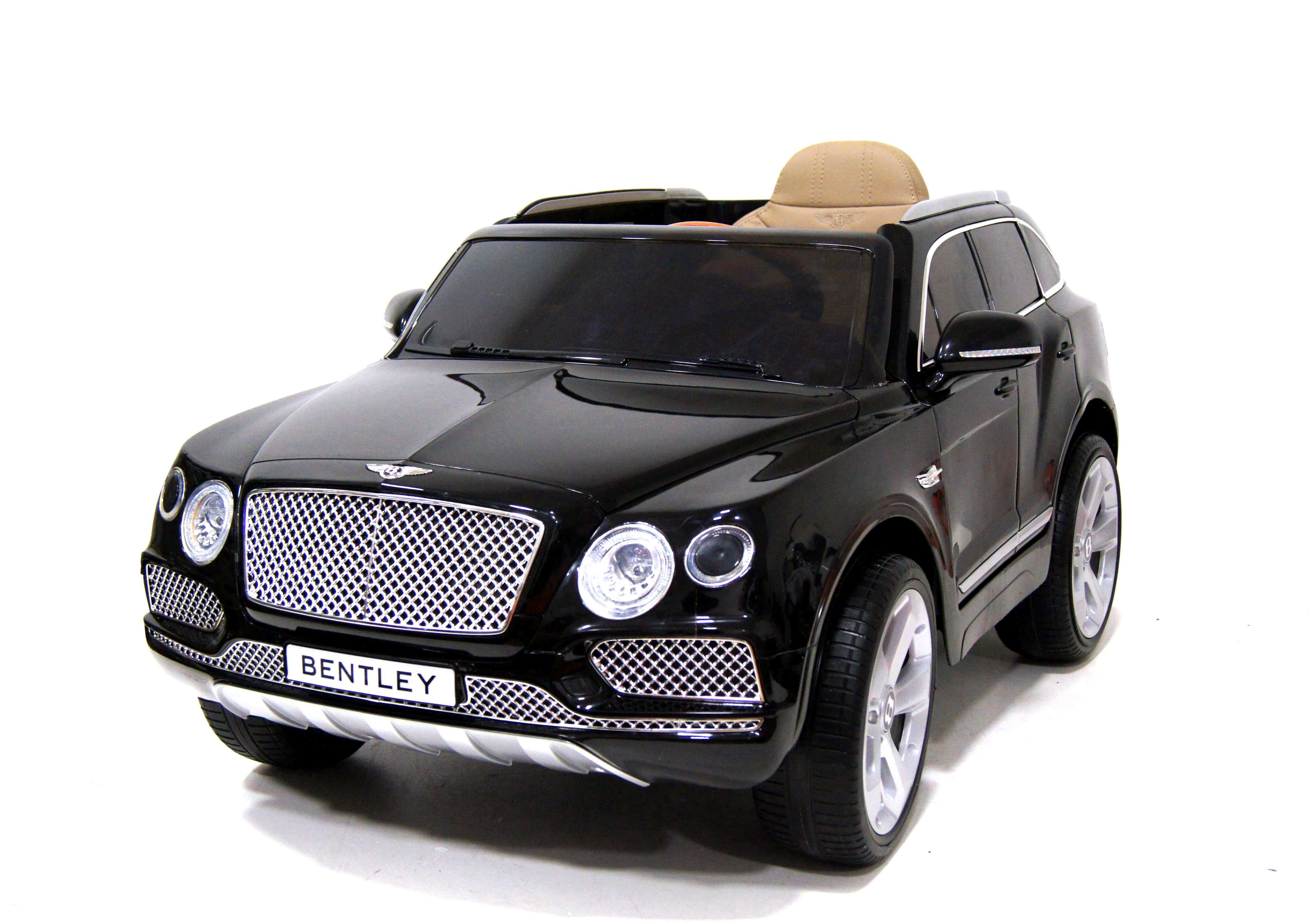 Электромобиль детский RiverToys Bentley Bentayga JJ2158 (лицензия) черного цвета Электромобиль детский RiverToys Bentley Bentayga JJ2158 (лицензия) черного цвета