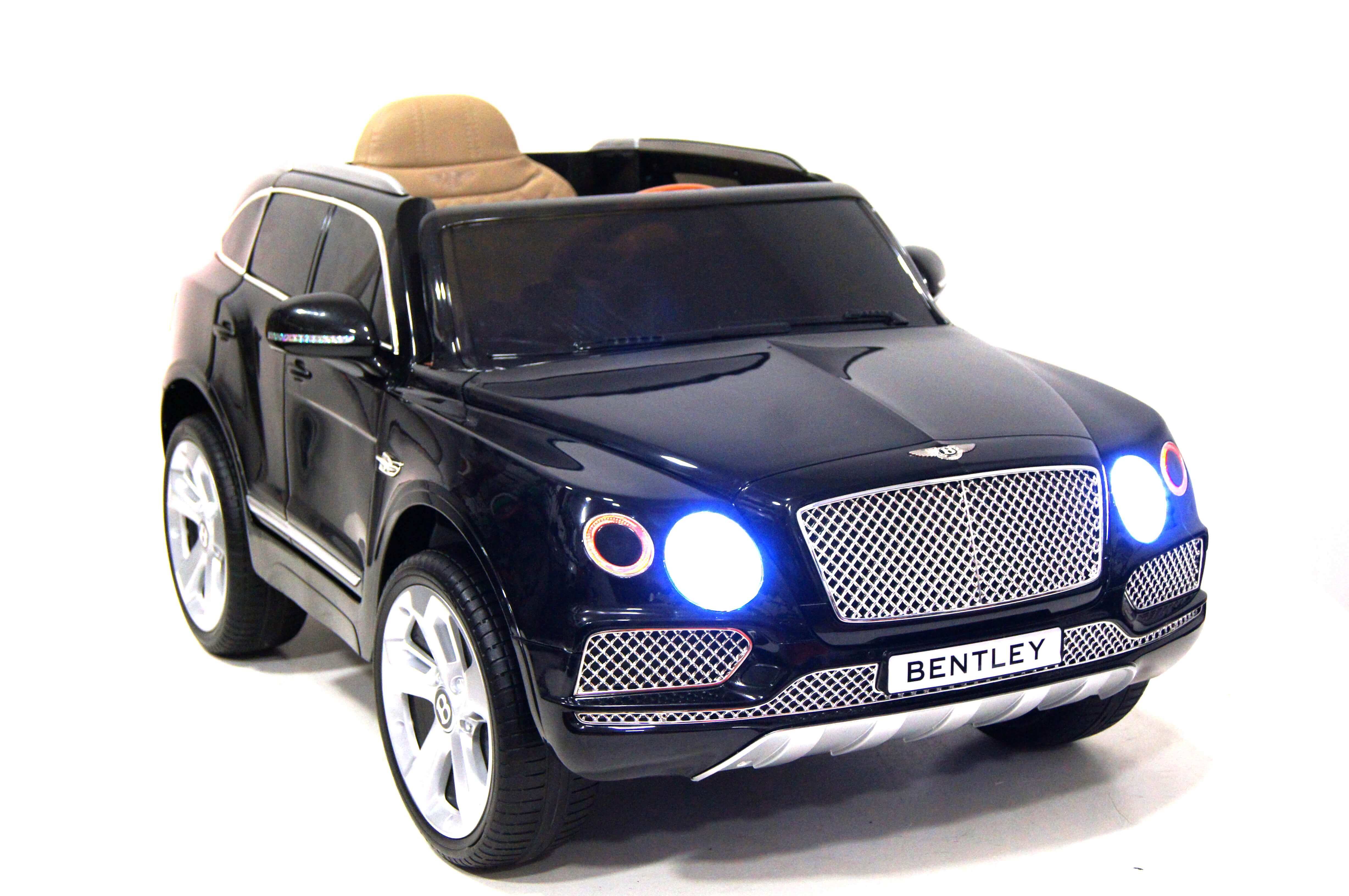 Электромобиль детский RiverToys Bentley Bentayga JJ2158 (лицензия) черного цвета Электромобиль детский RiverToys Bentley Bentayga JJ2158 (лицензия) черного цвета