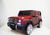 Электромобиль детский RiverToys Mercedes-Benz G65 AMG вишневый глянец