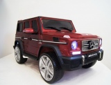 Электромобиль детский RiverToys Mercedes Benz G65 AMG 4WD вишневый глянец