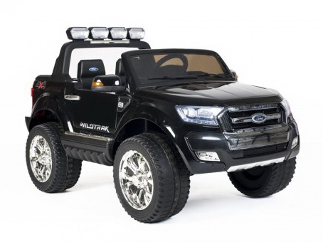 Электромобиль детский RiverToys New Ford Ranger 4WD (лицензия) черный глянец Электромобиль детский RiverToys New Ford Ranger 4WD (лицензия) черный глянец