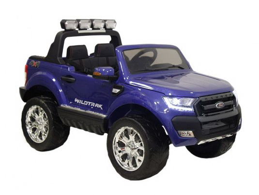 Электромобиль детский RiverToys New Ford Ranger 4WD (лицензия) синий глянец Электромобиль детский RiverToys New Ford Ranger 4WD (лицензия) синий глянец