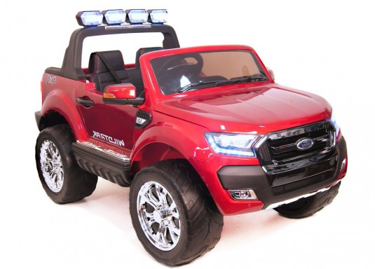 Электромобиль детский RiverToys New Ford Ranger 4WD (лицензия) вишневый глянец Электромобиль детский RiverToys New Ford Ranger 4WD (лицензия) вишневый глянец