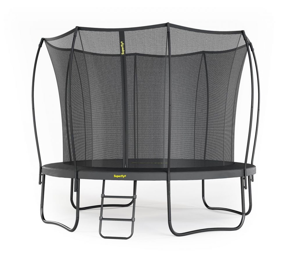 Батут Hasttings Superfly X 10ft (3,05 м) с защитной сетью и лестницей Батут Hasttings Superfly X 10ft (3,05 м) с защитной сетью и лестницей