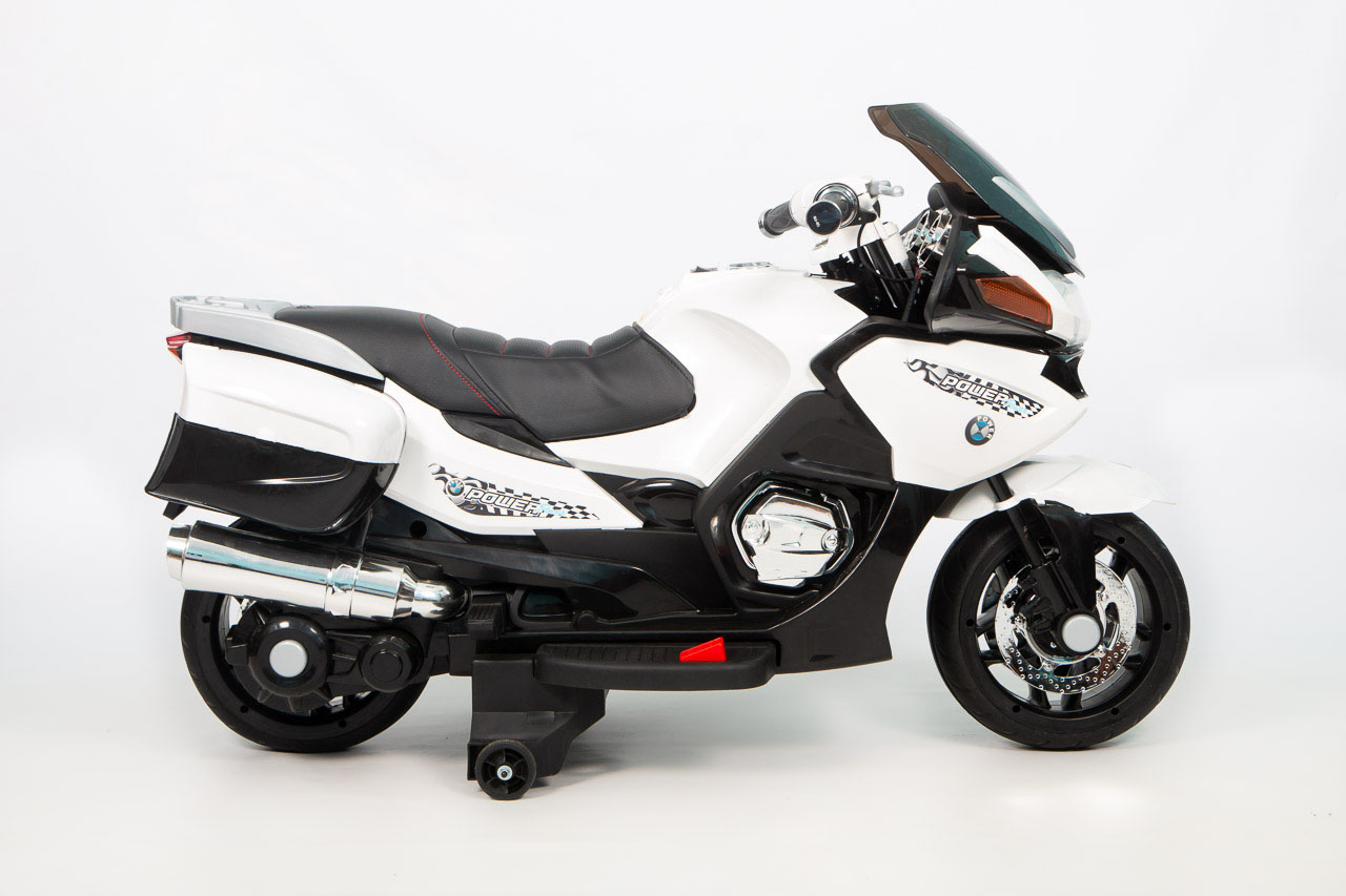 Детский мотобайк BARTY BMW R1200RT М007АА белого цвета Детский мотобайк BARTY BMW R1200RT М007АА белого цвета