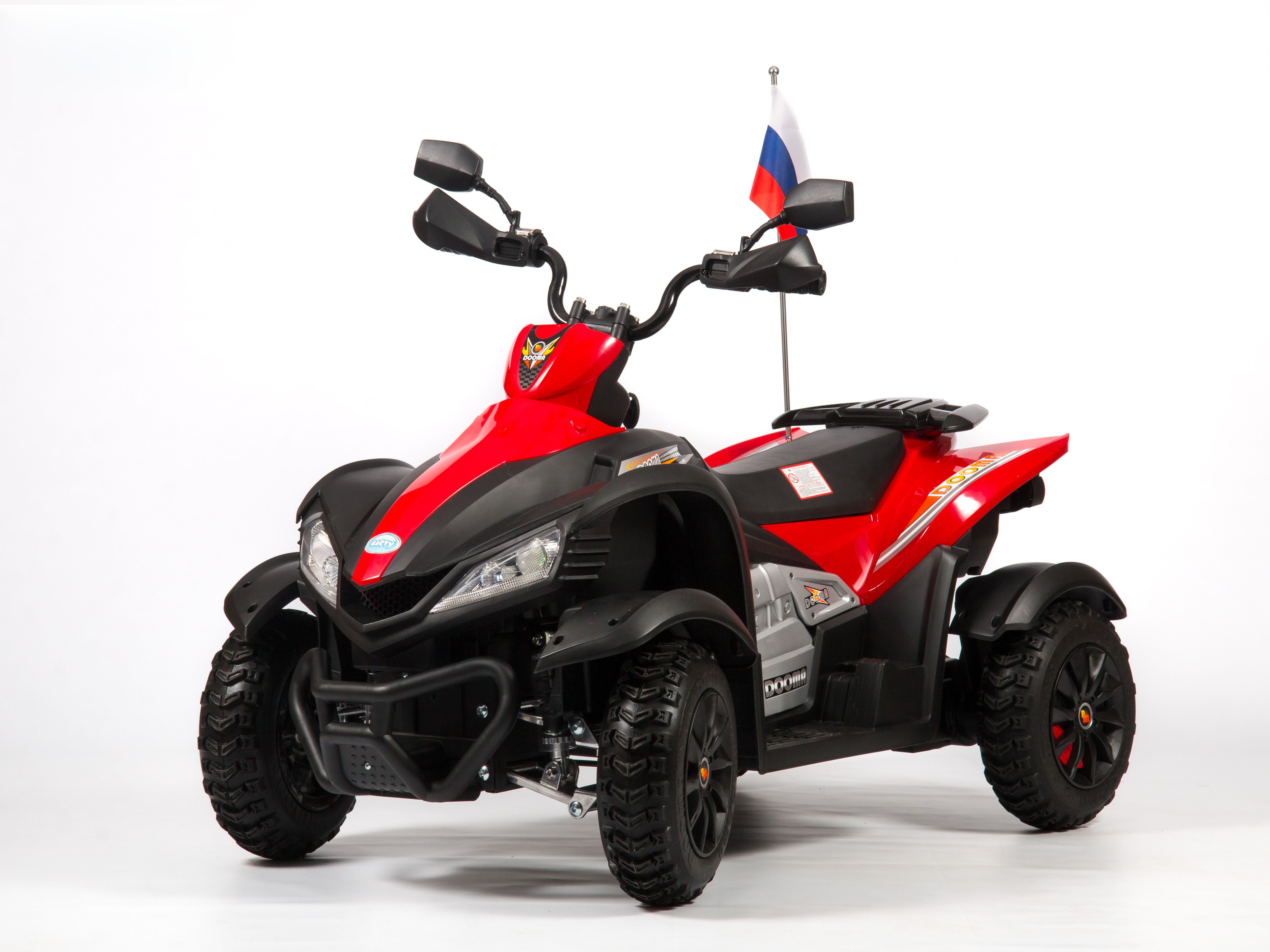 Детский квадроцикл BARTY Grizzly CROSS M111MP красного цвета Детский квадроцикл BARTY Grizzly CROSS M111MP красного цвета