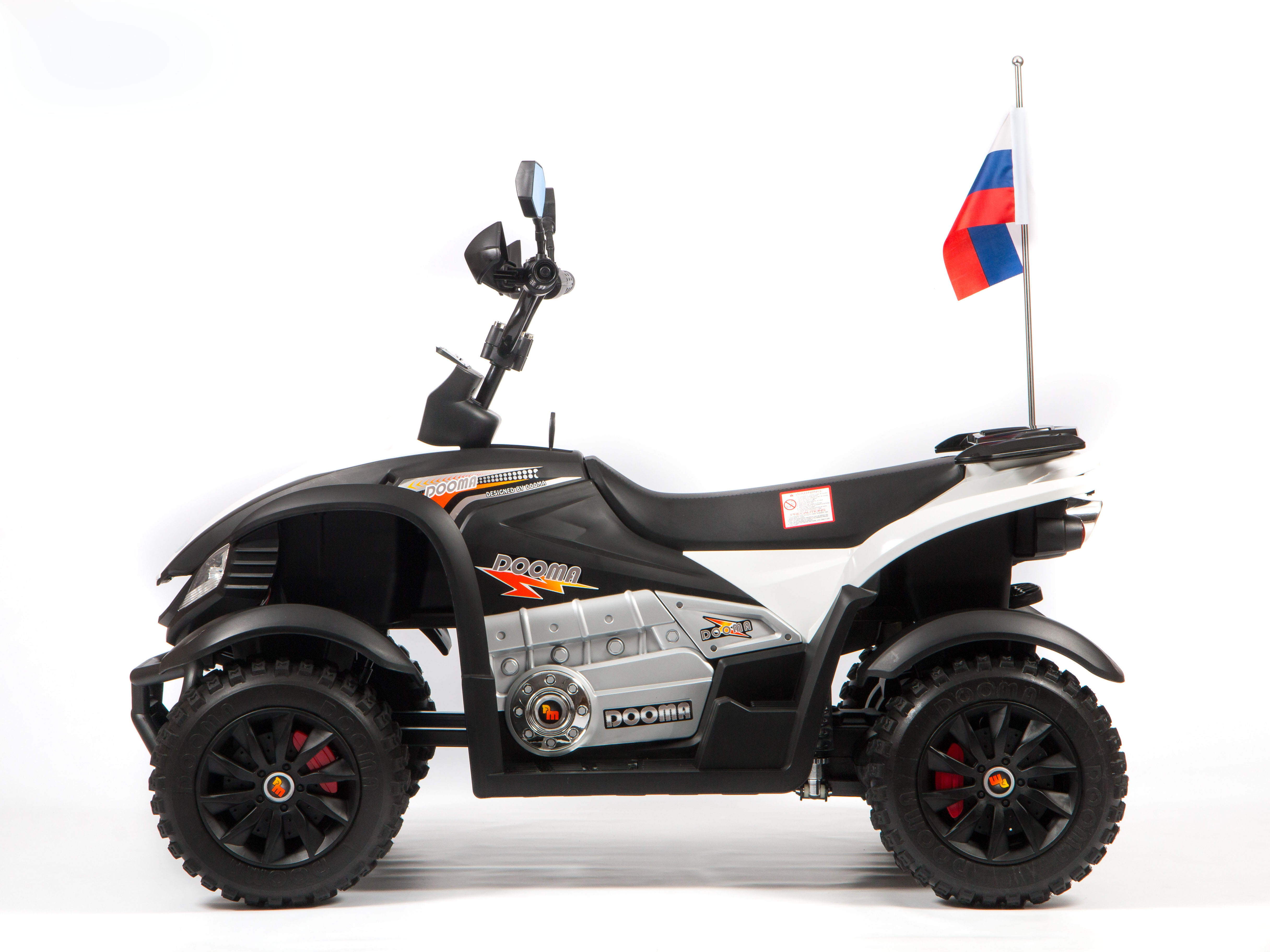 Детский квадроцикл BARTY Grizzly CROSS M111MP белого цвета Детский квадроцикл BARTY Grizzly CROSS M111MP белого цвета