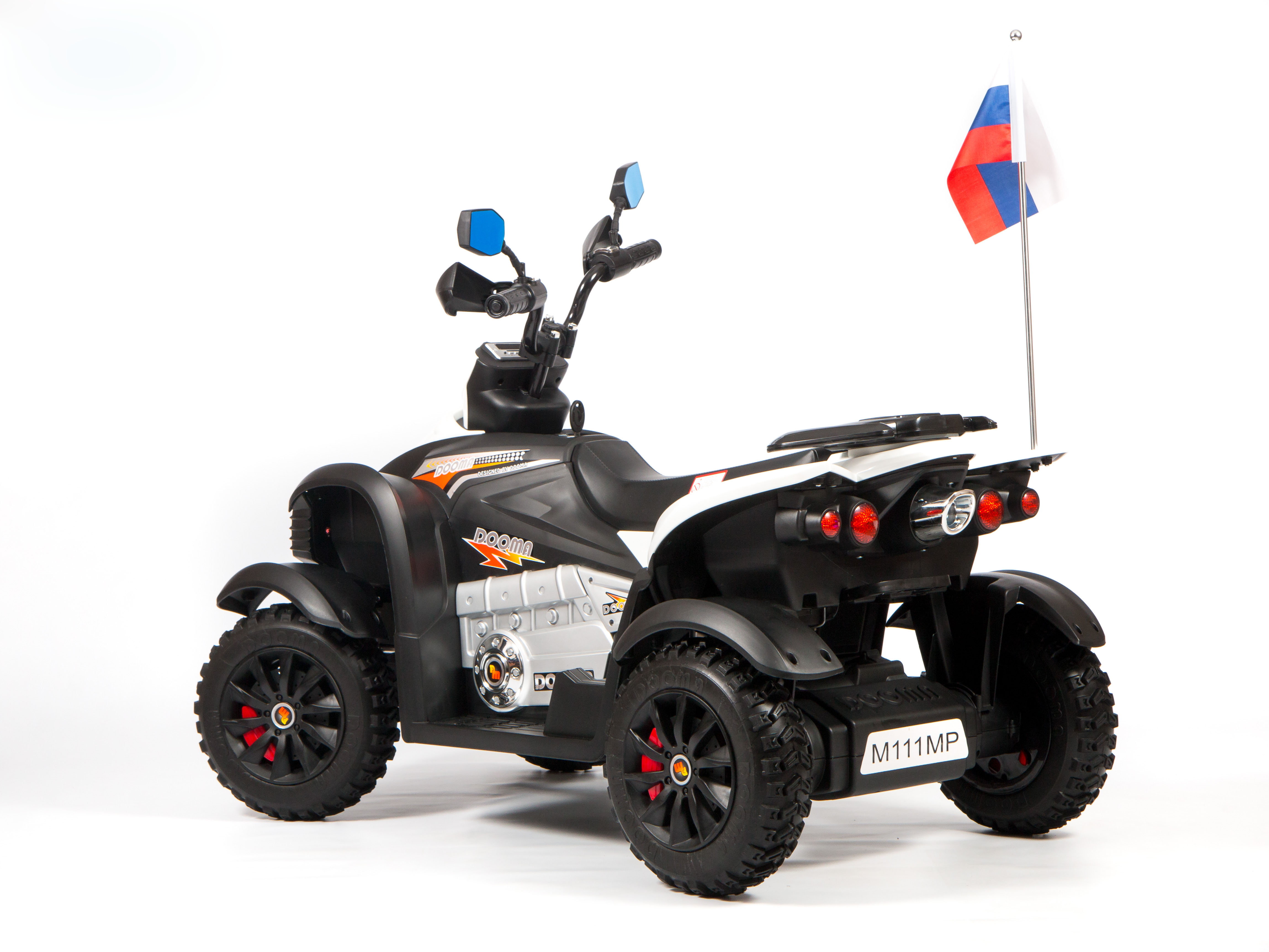 Детский квадроцикл BARTY Grizzly CROSS M111MP белого цвета Детский квадроцикл BARTY Grizzly CROSS M111MP белого цвета