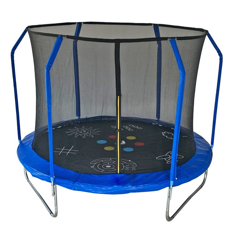 Батут диаметром 8FT (2,44м) с принтом и защитной сеткой Sport Elite GAME FR-50-8FT Батут диаметром 8FT (2,44м) с принтом и защитной сеткой Sport Elite GAME FR-50-8FT