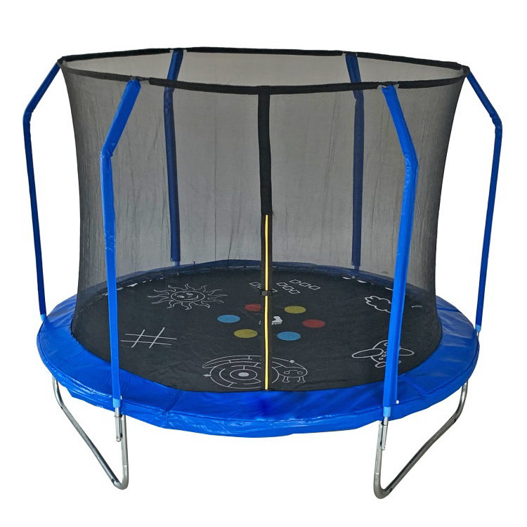 Батут диаметром 6FT (1,83м) с принтом и защитной сеткой Sport Elite GAME FR-50-6FT Батут диаметром 6FT (1,83м) с принтом и защитной сеткой Sport Elite GAME FR-50-6FT