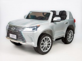 Электромобиль BARTY LEXUS LX 570 (лицензия, глянец) серебряный глянец