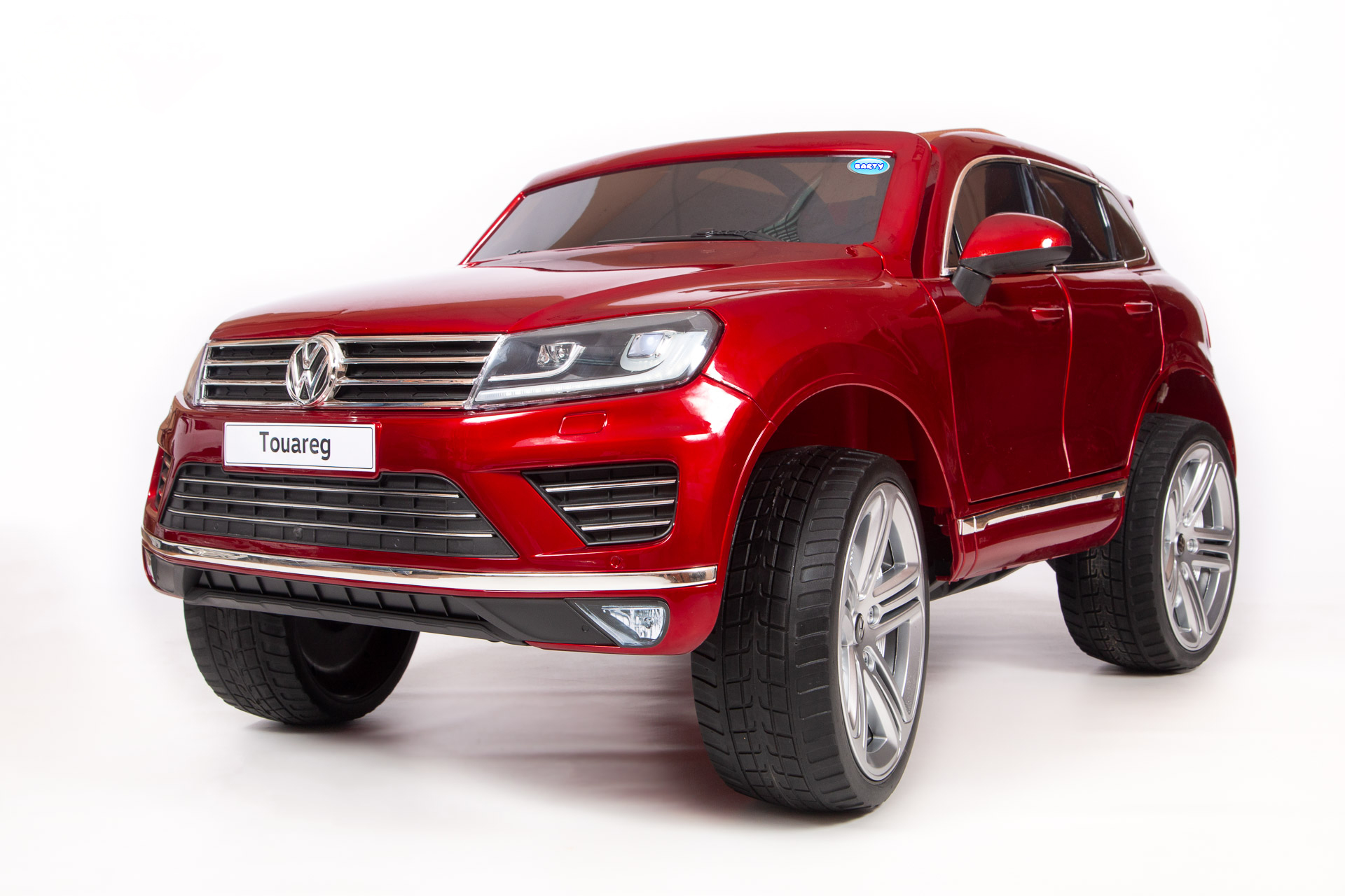 Электромобиль BARTY Volkswagen Touareg (лицензия) вишнёвый глянцевый Электромобиль BARTY Volkswagen Touareg (лицензия) вишнёвый глянцевый