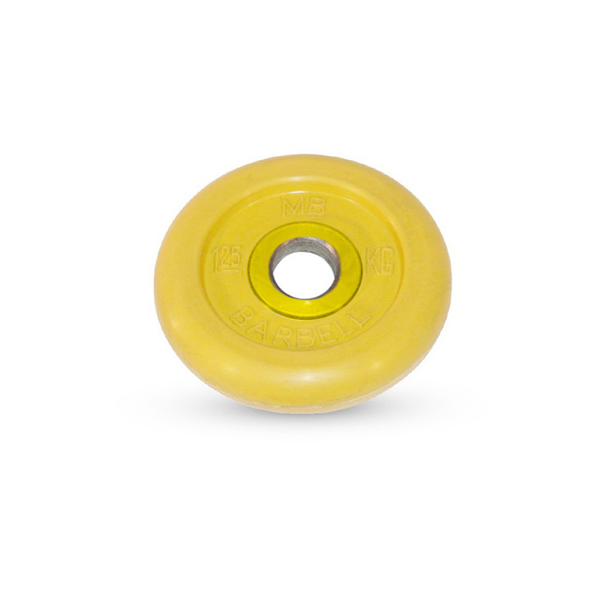 Диск обрезиненный цветной MB Barbell MB-PltB51-1,25C Диск обрезиненный цветной MB Barbell MB-PltB51-1,25C