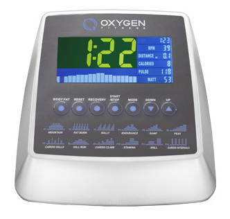 Консоль электромагнитного складного эллиптического тренажера Oxygen Fitness EX-35