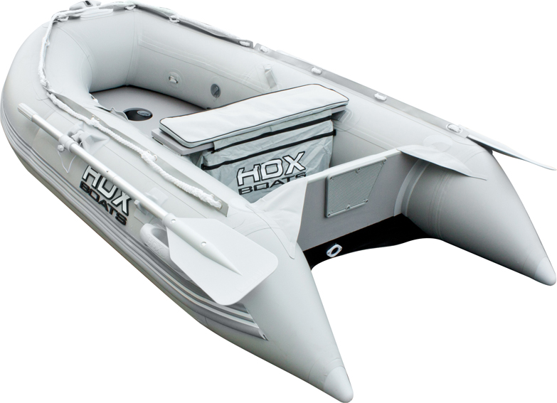 Лодка надувная HDX Oxygen 240 AL серого цвета